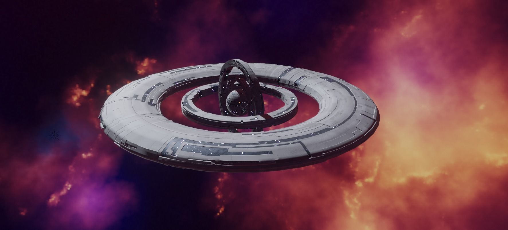 Star Base  3D model_3