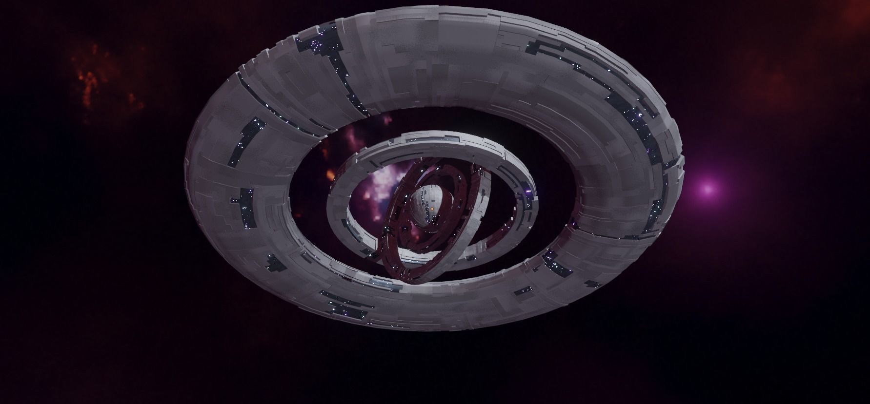 Star Base  3D model_4