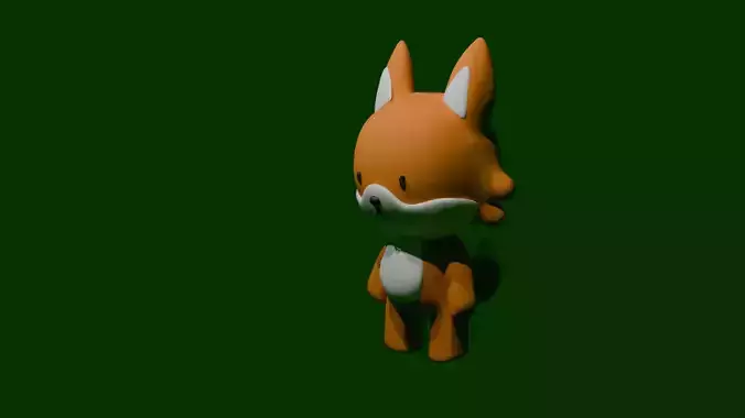 3D fox animation