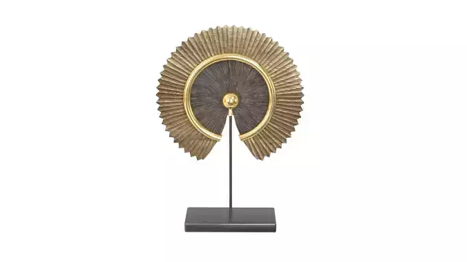Art Deco Sculpture Low-poly 3D model