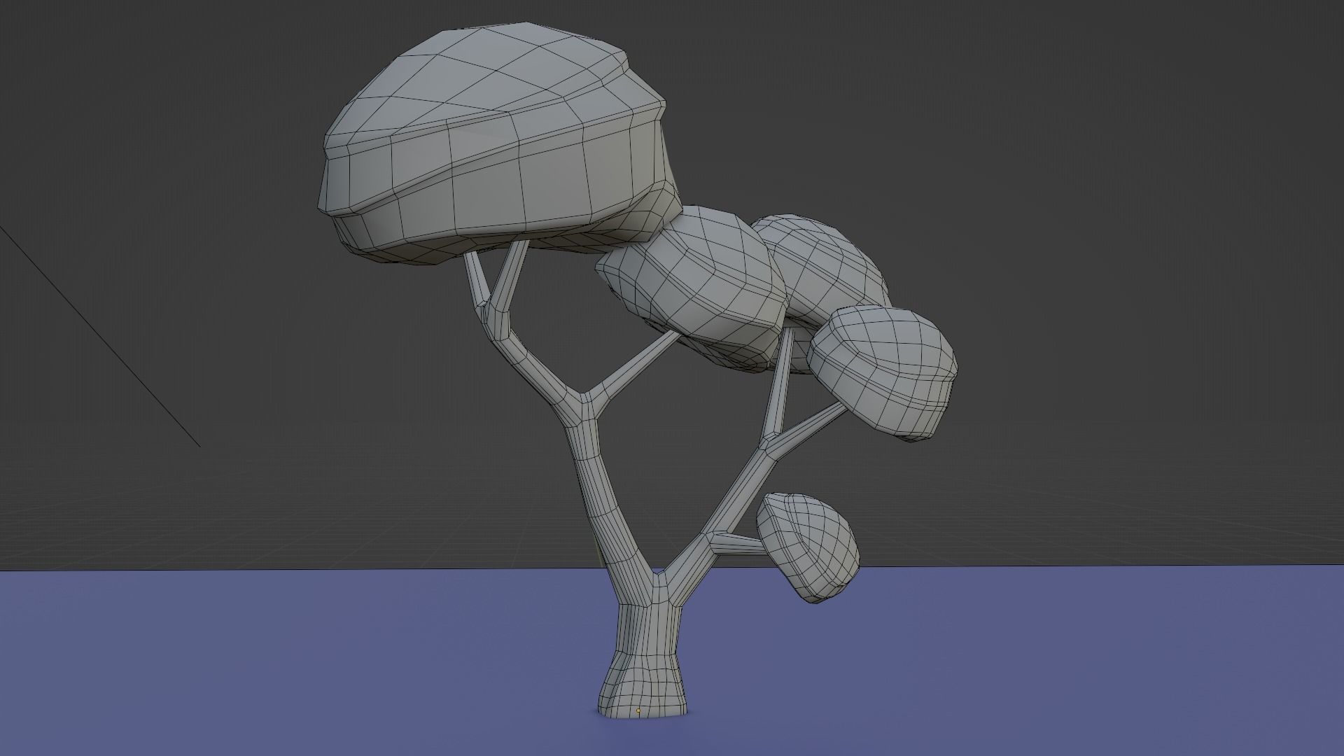 Japanese Maple Tree - Stylized Low-poly 3D model_10