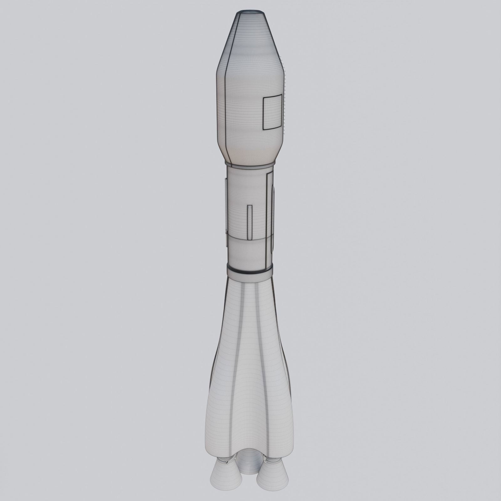 Medium-Lift Space Rocket 3D model_7