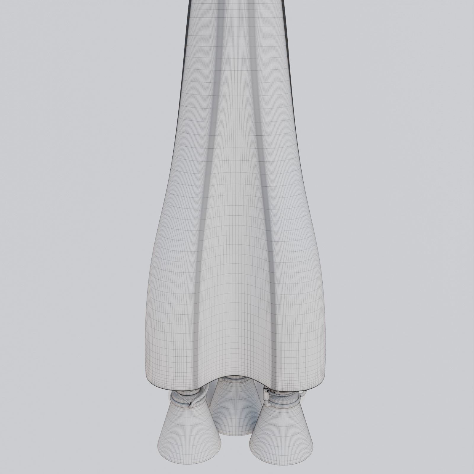 Medium-Lift Space Rocket 3D model_8