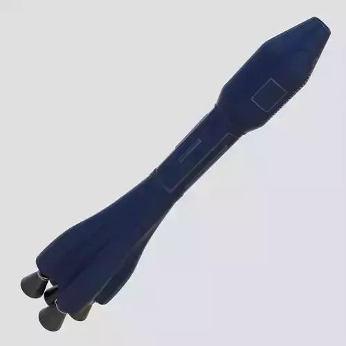 Medium-Lift Space Rocket 3D model