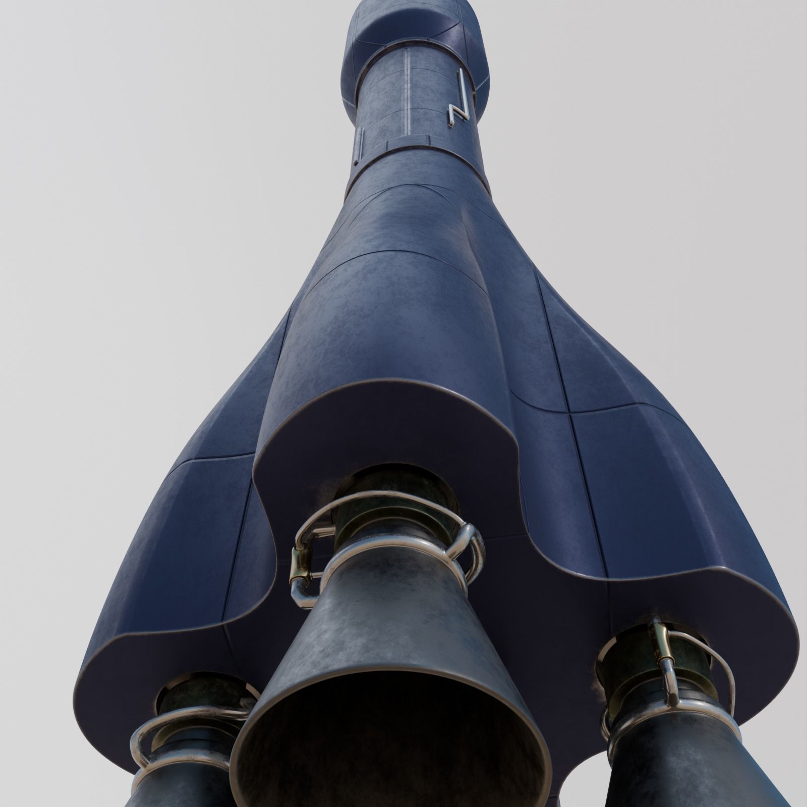 Medium-Lift Space Rocket 3D model_6