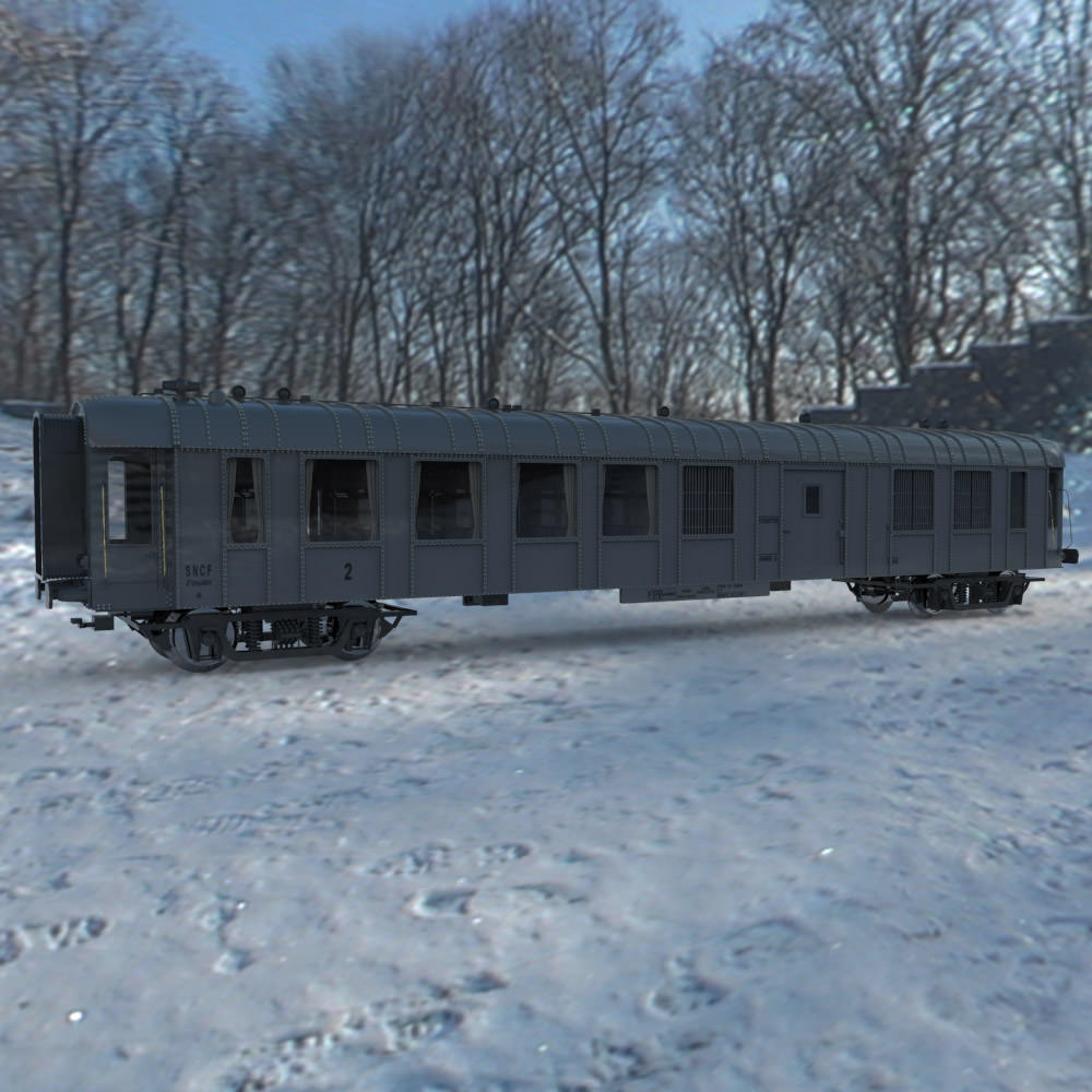 Goods Van Studio Max 3D model_8