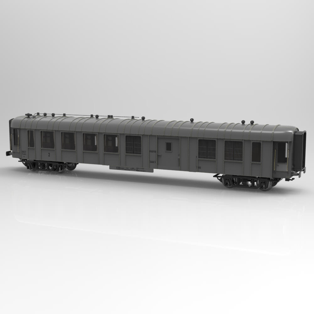 Goods Van Studio Max 3D model_7