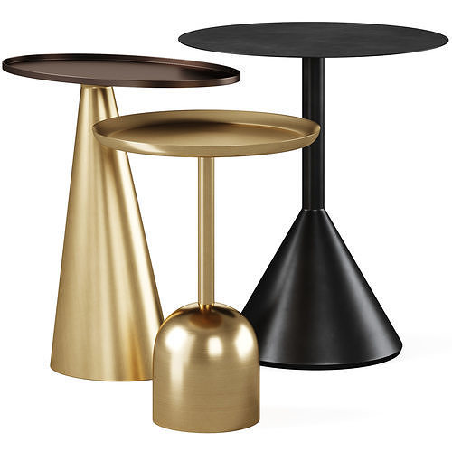 Coffee table Yinan Liliane and Adaluz by La Forma ex Julia Grup 3D model