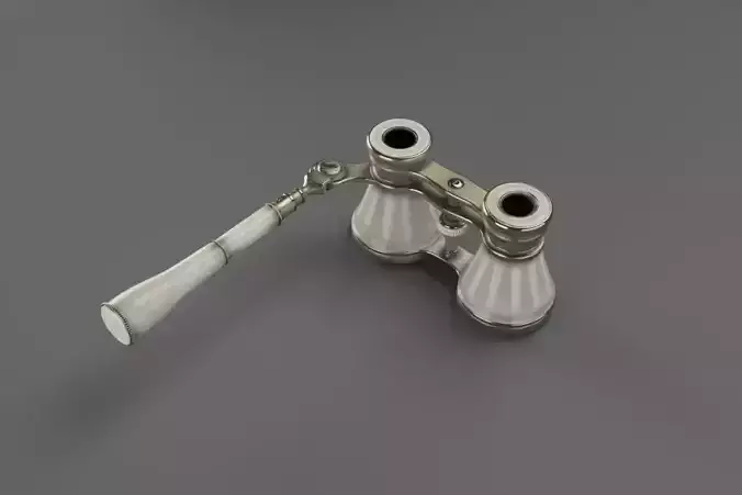 Opera Binoculars Low-poly 3D model