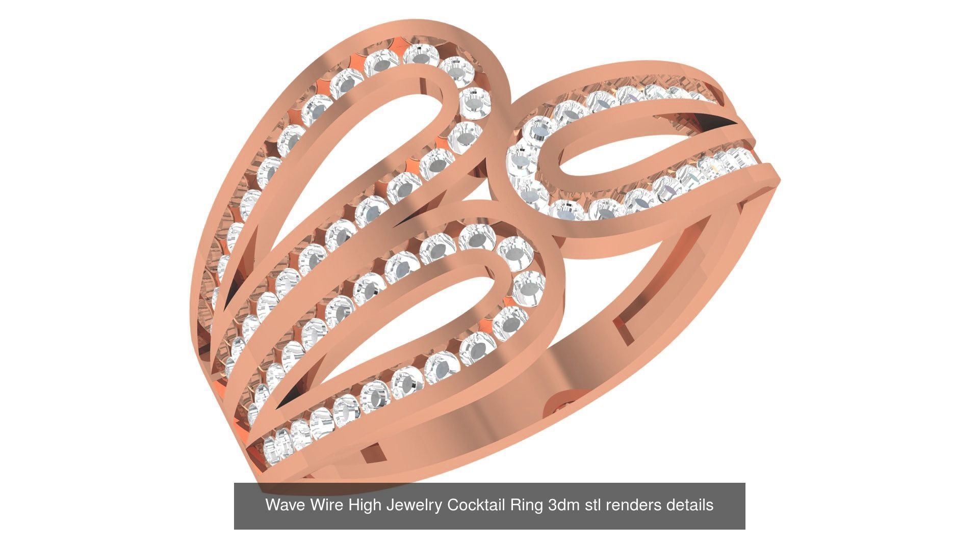 221  Diamond Ring renders 3dm stl details  3D Model Collection_161