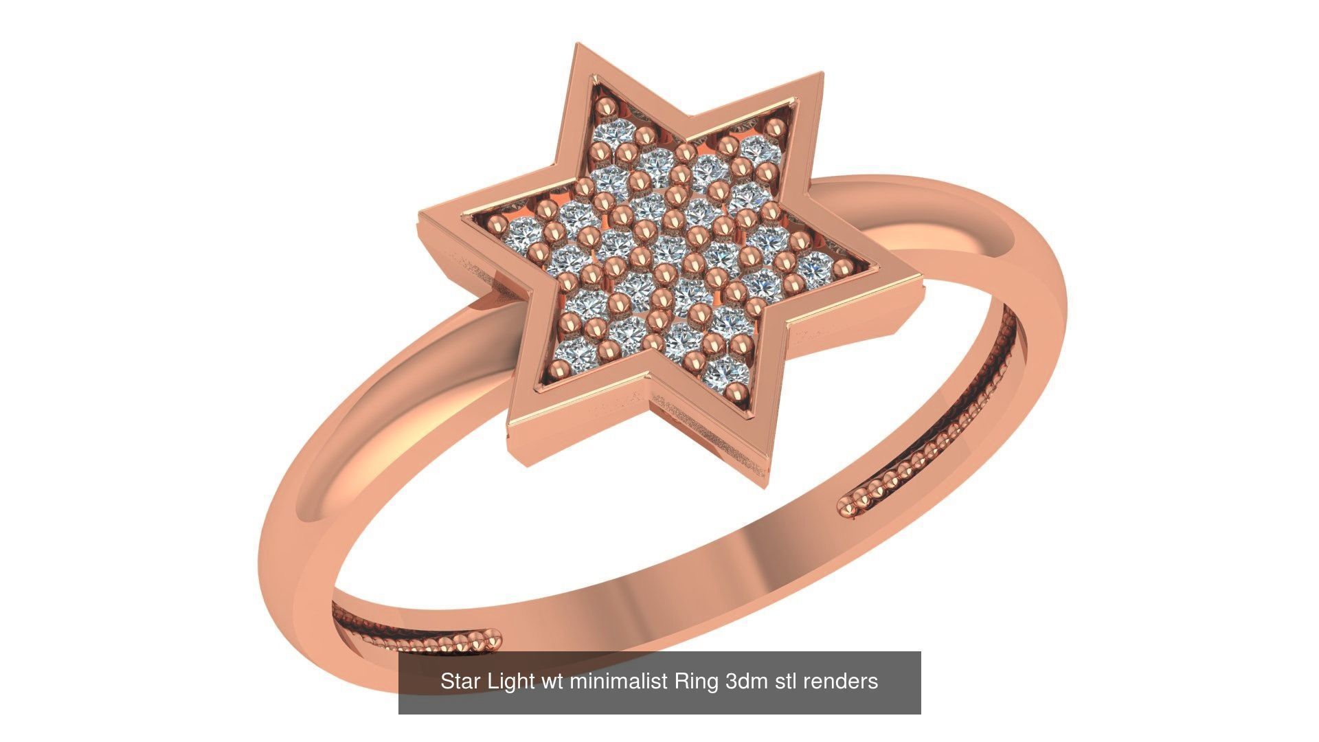 221  Diamond Ring renders 3dm stl details  3D Model Collection_49