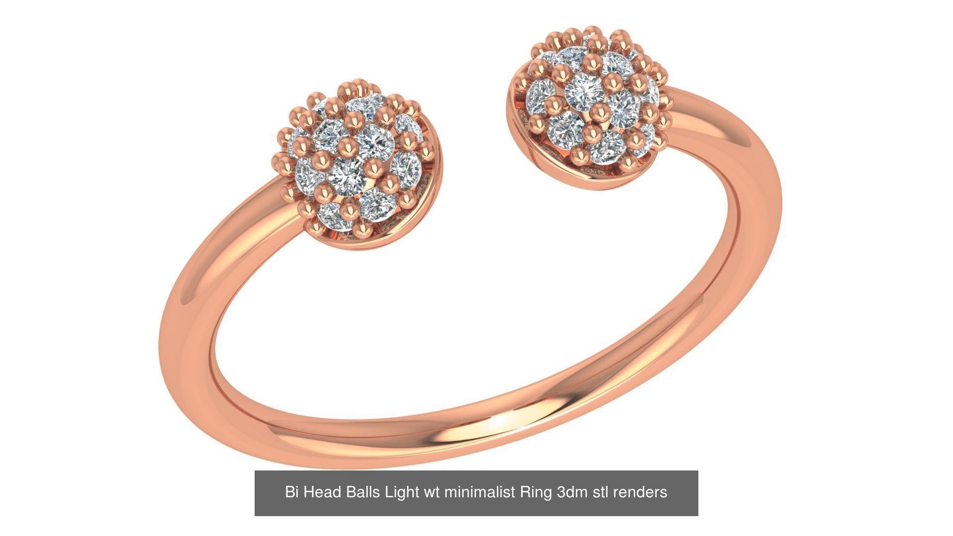 221  Diamond Ring renders 3dm stl details  3D Model Collection_38