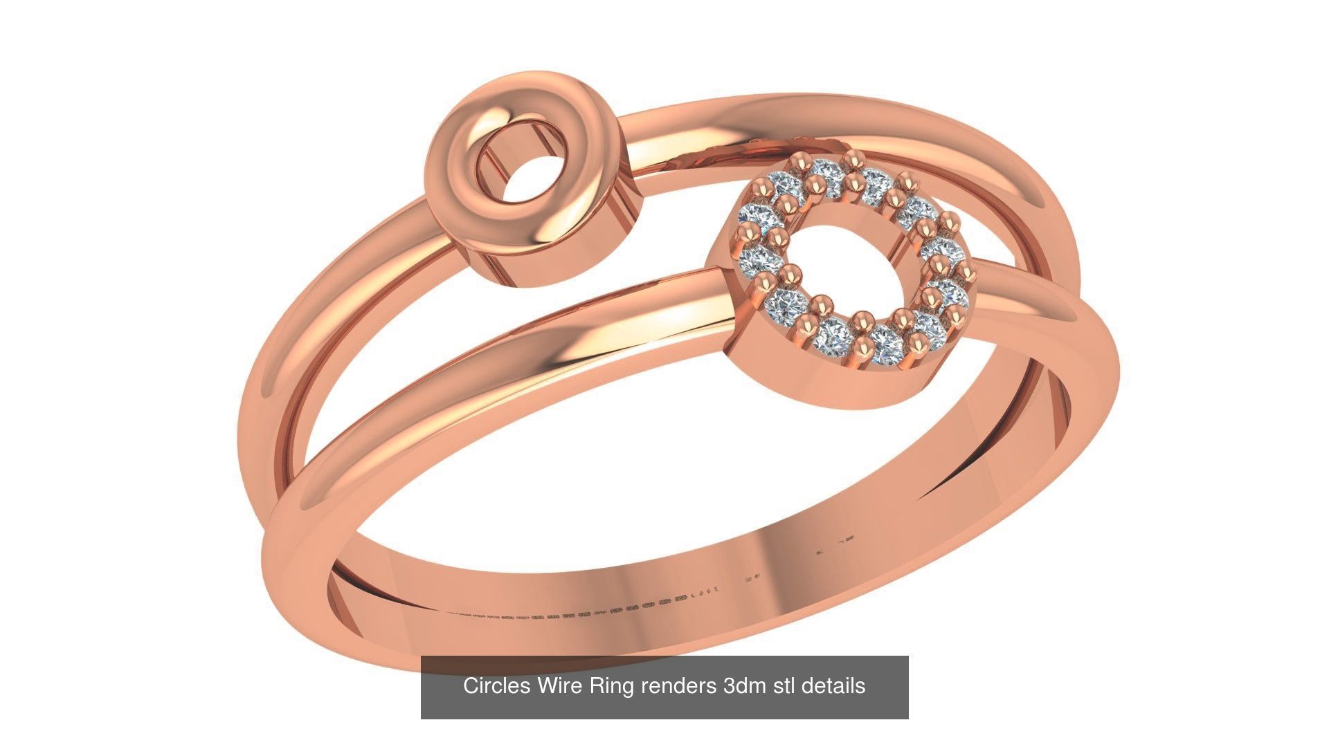 221  Diamond Ring renders 3dm stl details  3D Model Collection_197