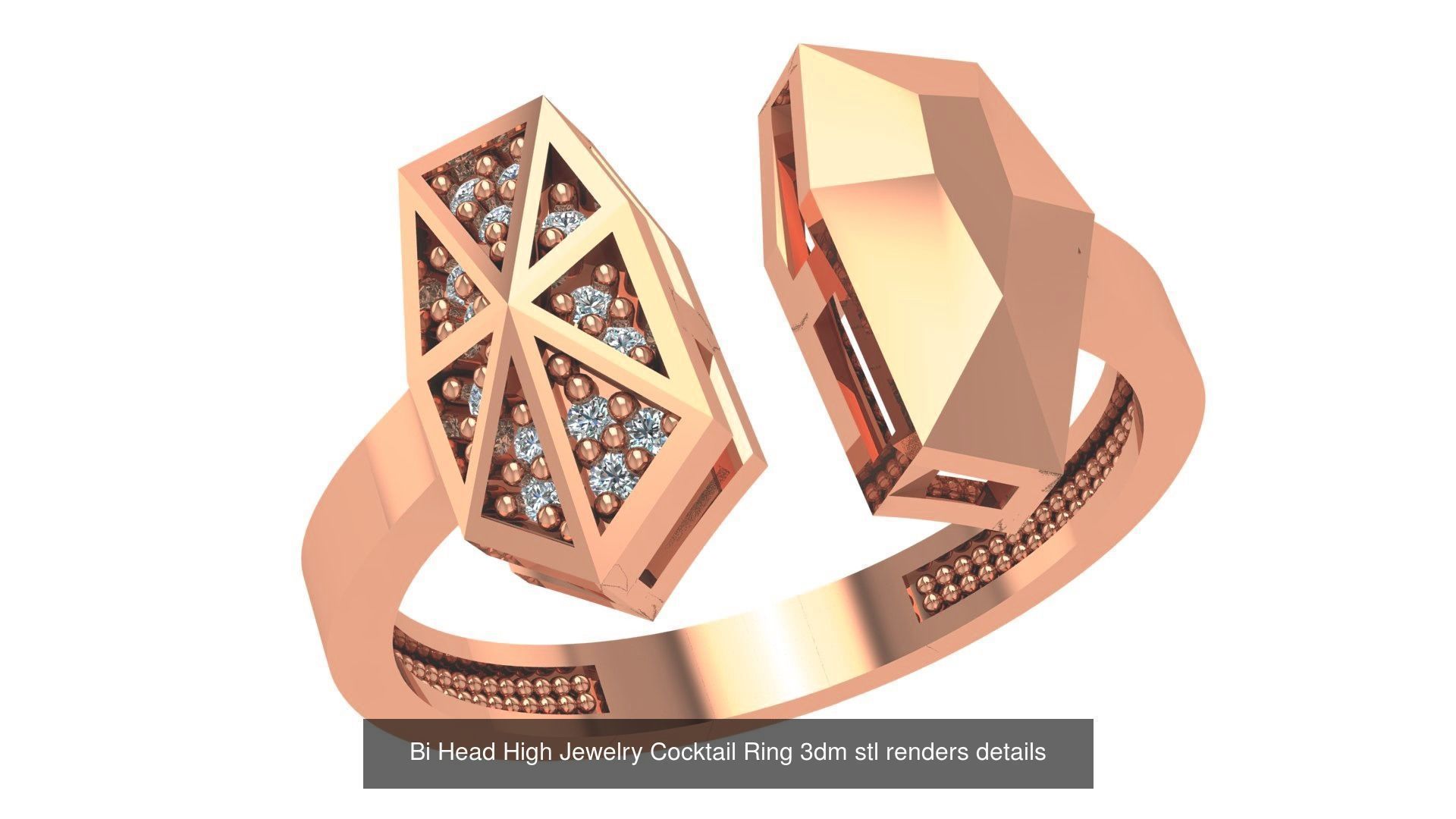 221  Diamond Ring renders 3dm stl details  3D Model Collection_150