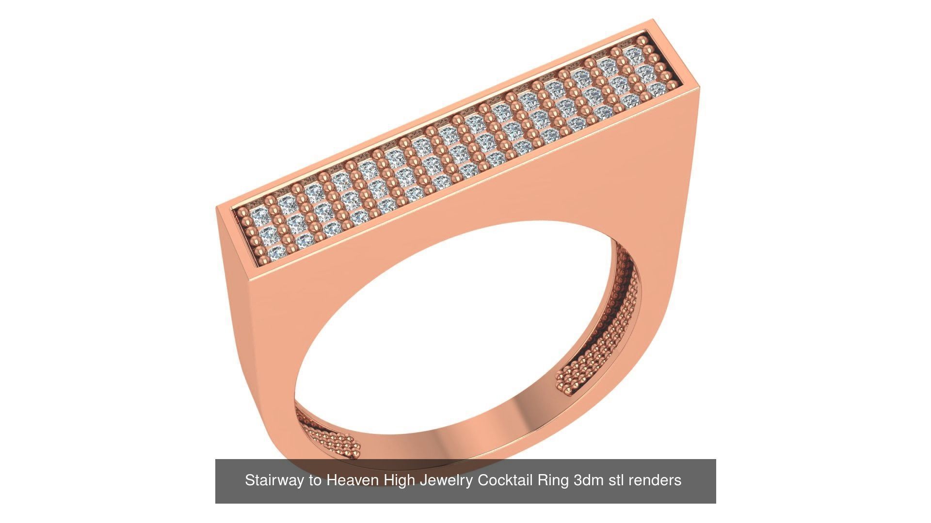 221  Diamond Ring renders 3dm stl details  3D Model Collection_130