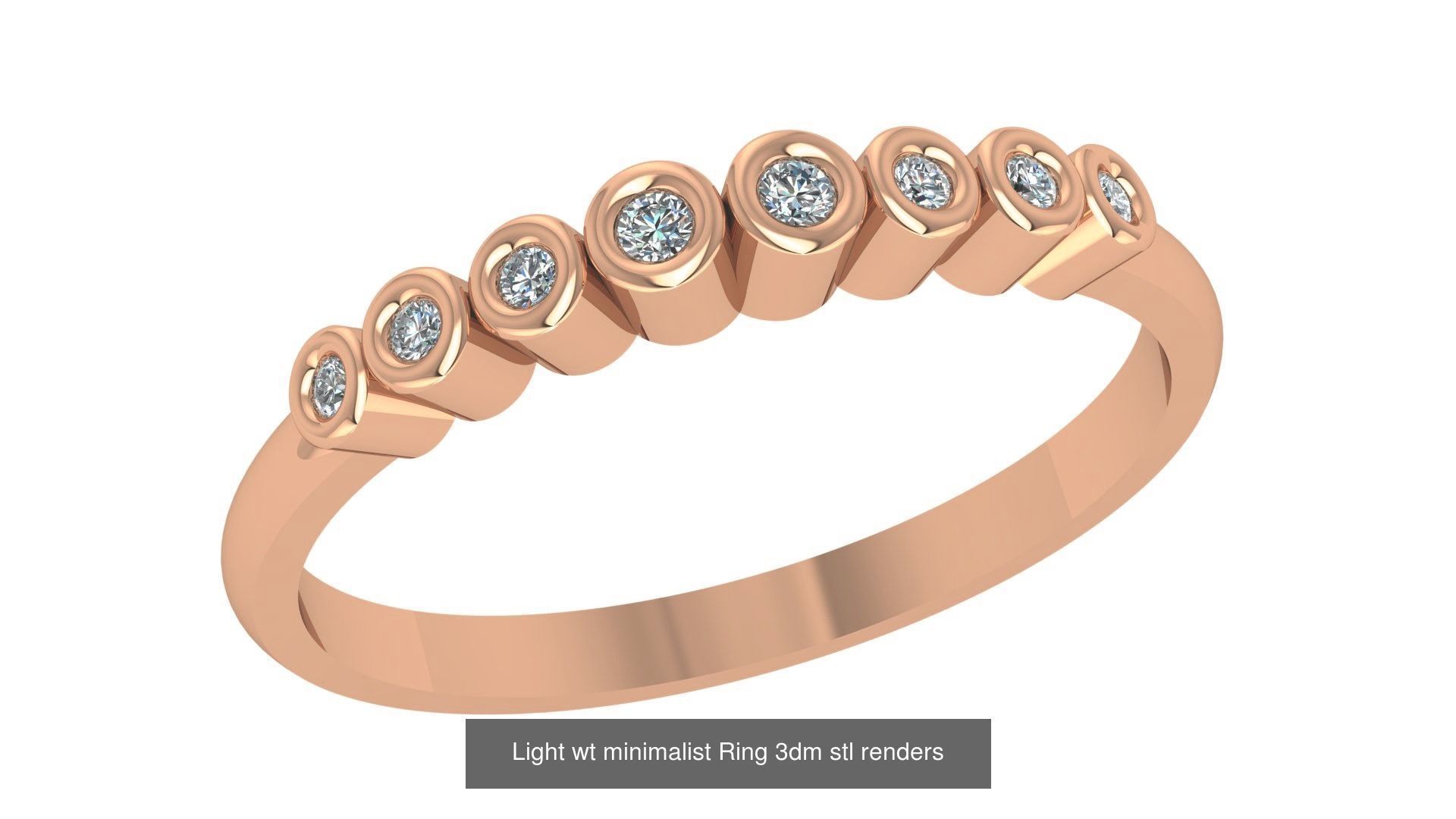 221  Diamond Ring renders 3dm stl details  3D Model Collection_105