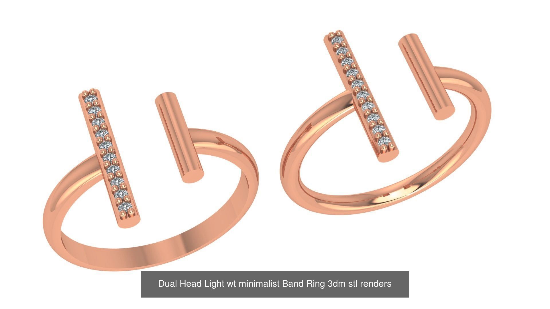 221  Diamond Ring renders 3dm stl details  3D Model Collection_52