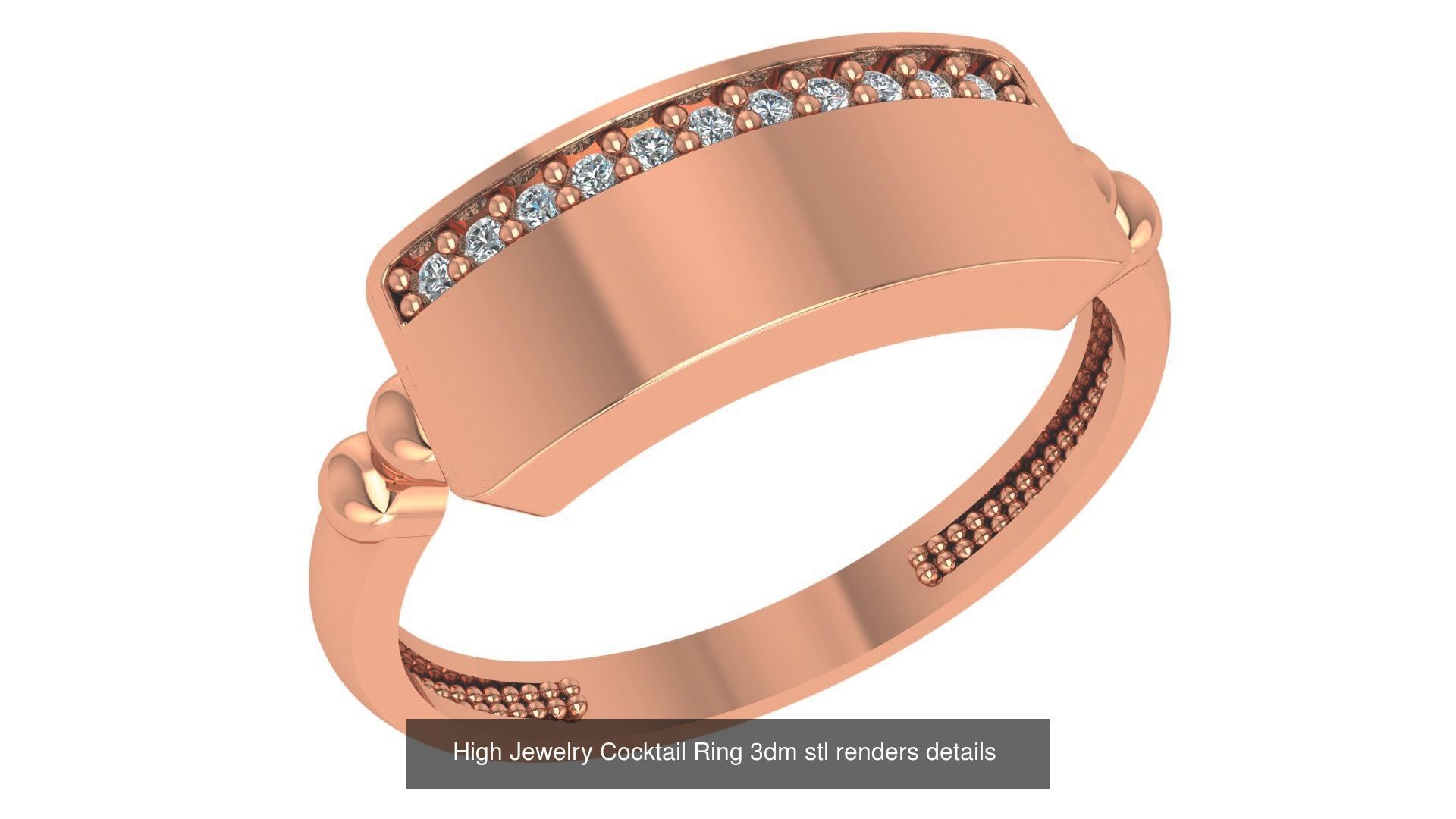 221  Diamond Ring renders 3dm stl details  3D Model Collection_159