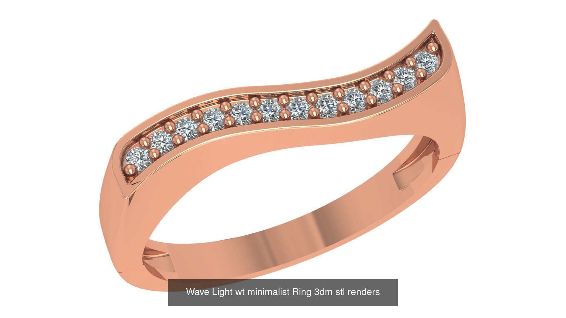 221  Diamond Ring renders 3dm stl details  3D Model Collection_70