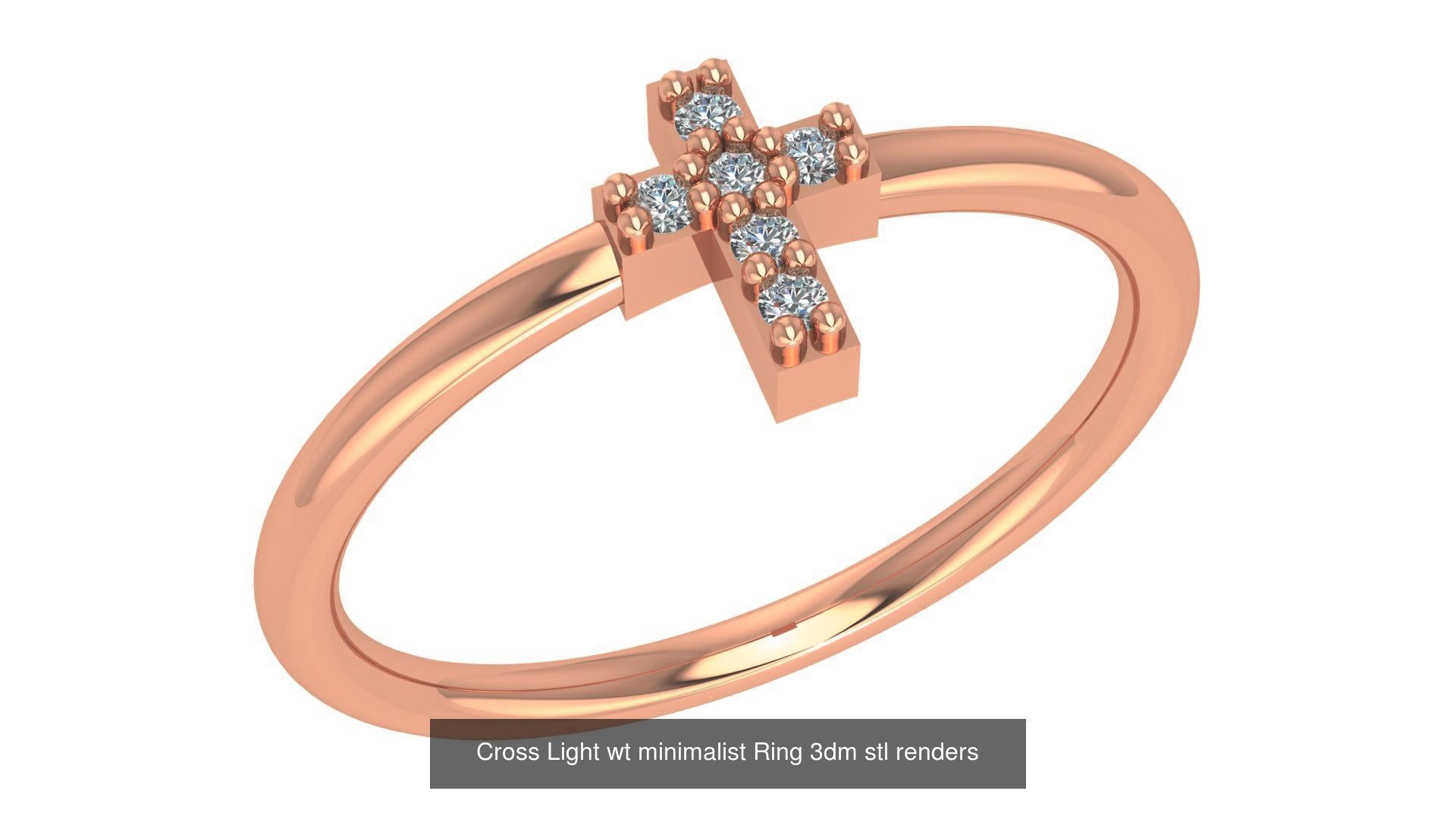221  Diamond Ring renders 3dm stl details  3D Model Collection_55
