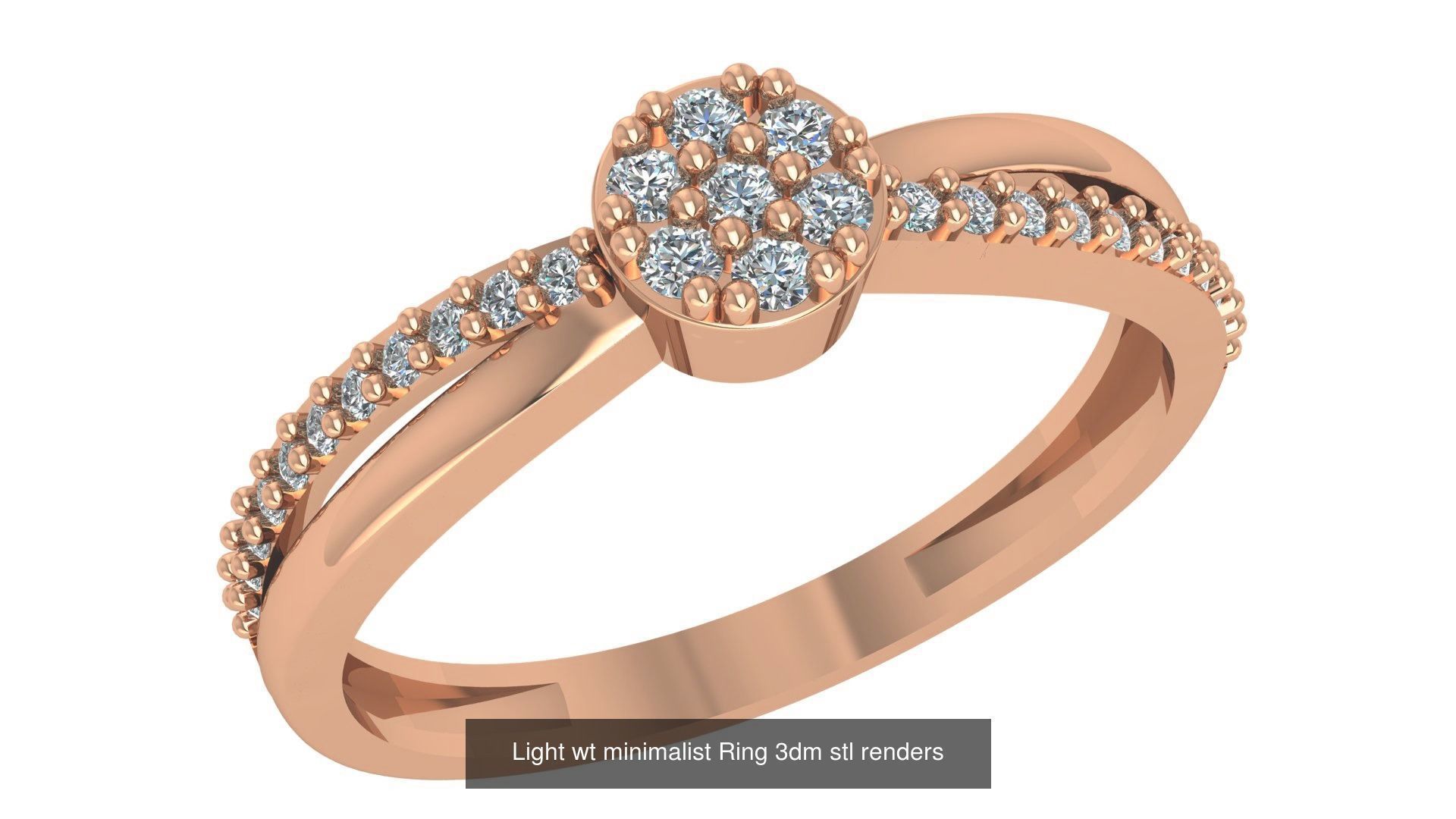 221  Diamond Ring renders 3dm stl details  3D Model Collection_113