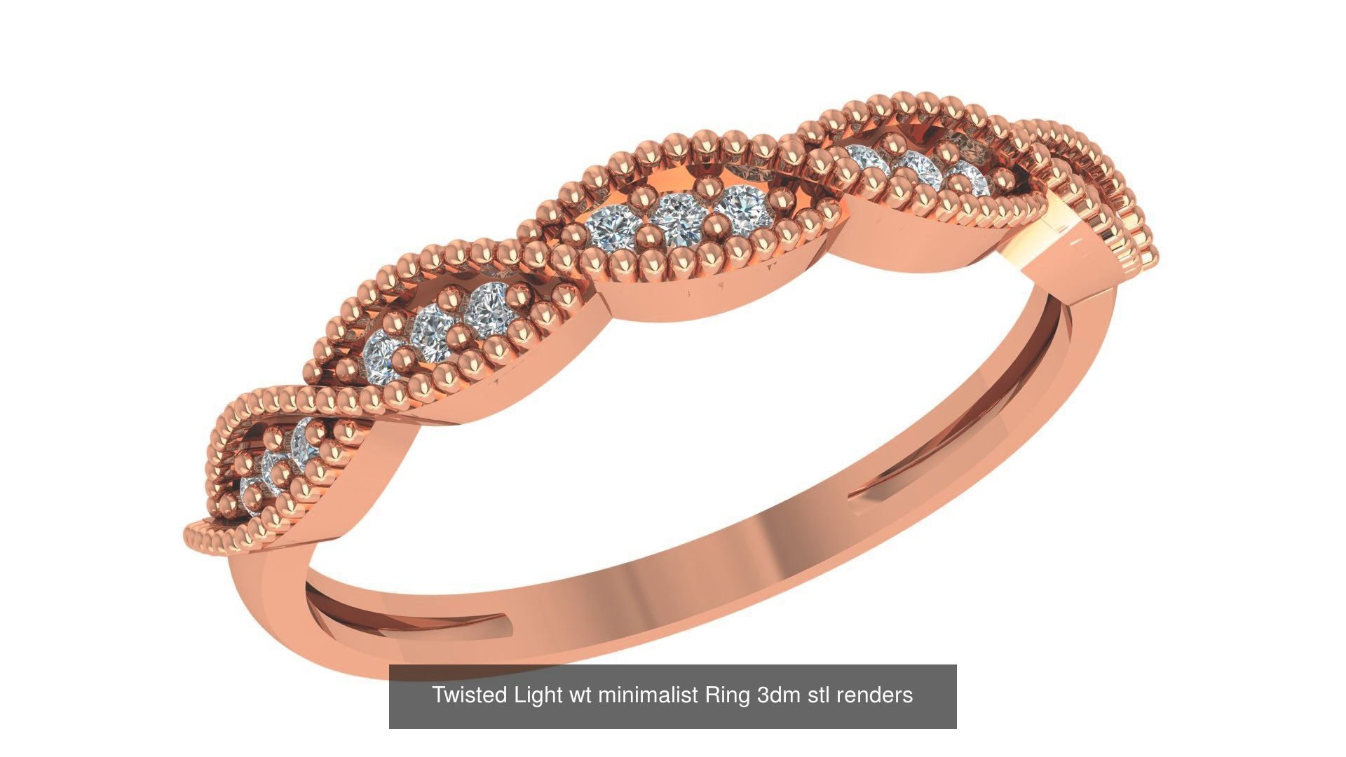 221  Diamond Ring renders 3dm stl details  3D Model Collection_53