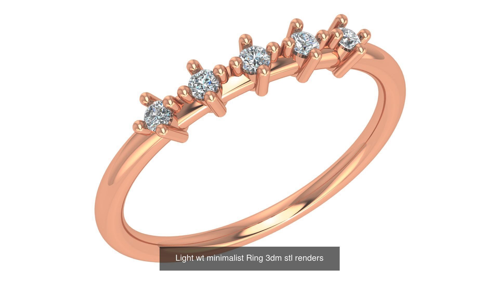 221  Diamond Ring renders 3dm stl details  3D Model Collection_44