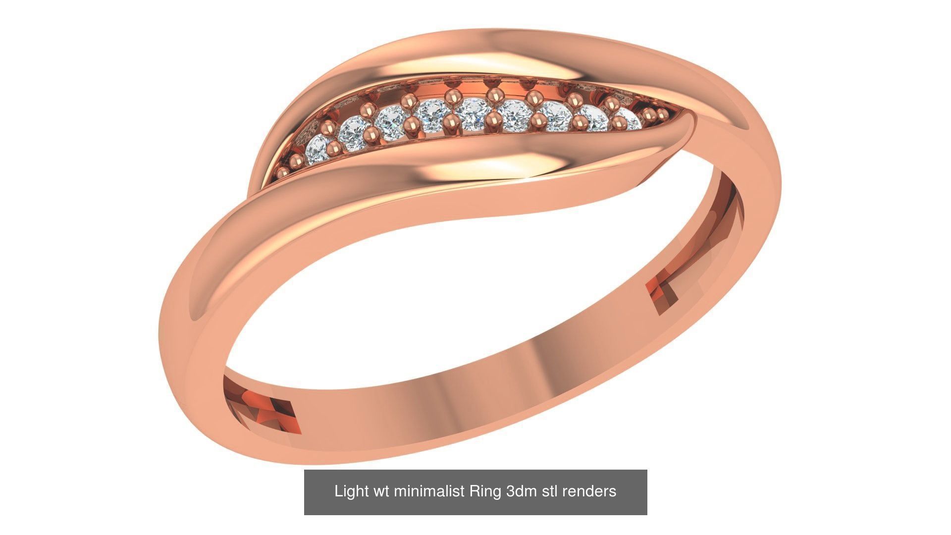 221  Diamond Ring renders 3dm stl details  3D Model Collection_69