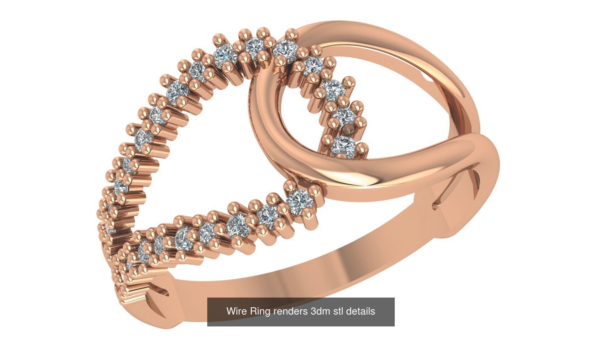 221  Diamond Ring renders 3dm stl details  3D Model Collection_114