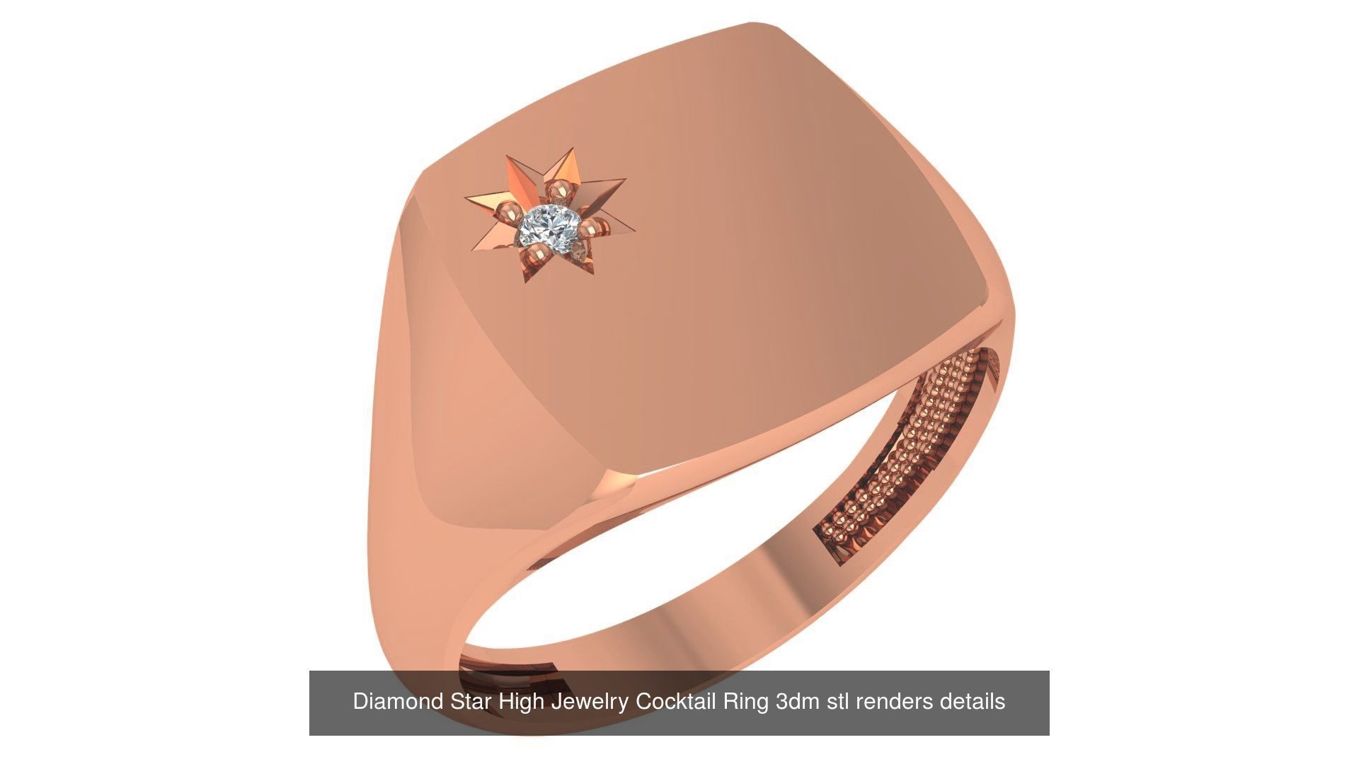 221  Diamond Ring renders 3dm stl details  3D Model Collection_145