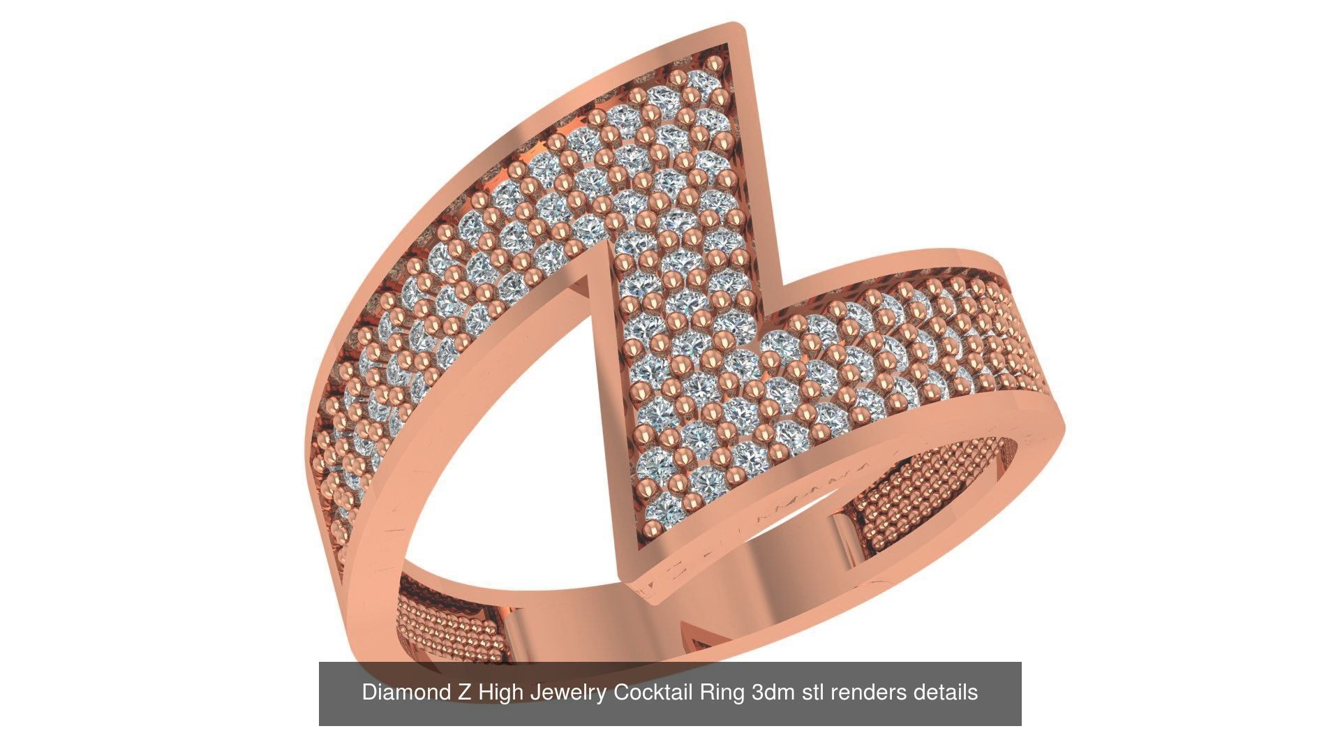 221  Diamond Ring renders 3dm stl details  3D Model Collection_156