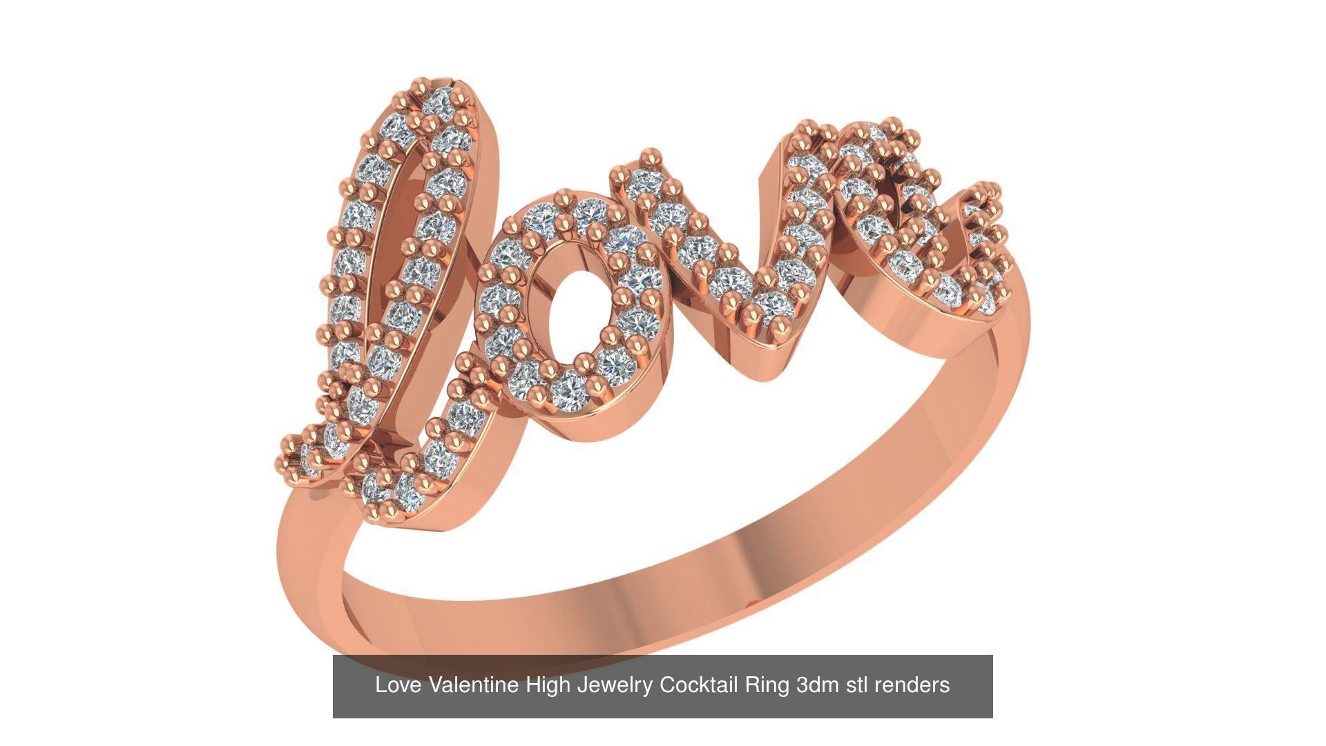 221  Diamond Ring renders 3dm stl details  3D Model Collection_135