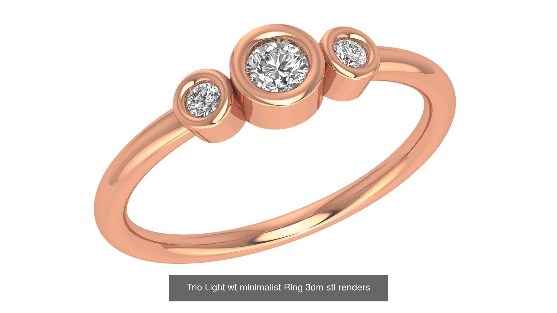 221  Diamond Ring renders 3dm stl details  3D Model Collection_99