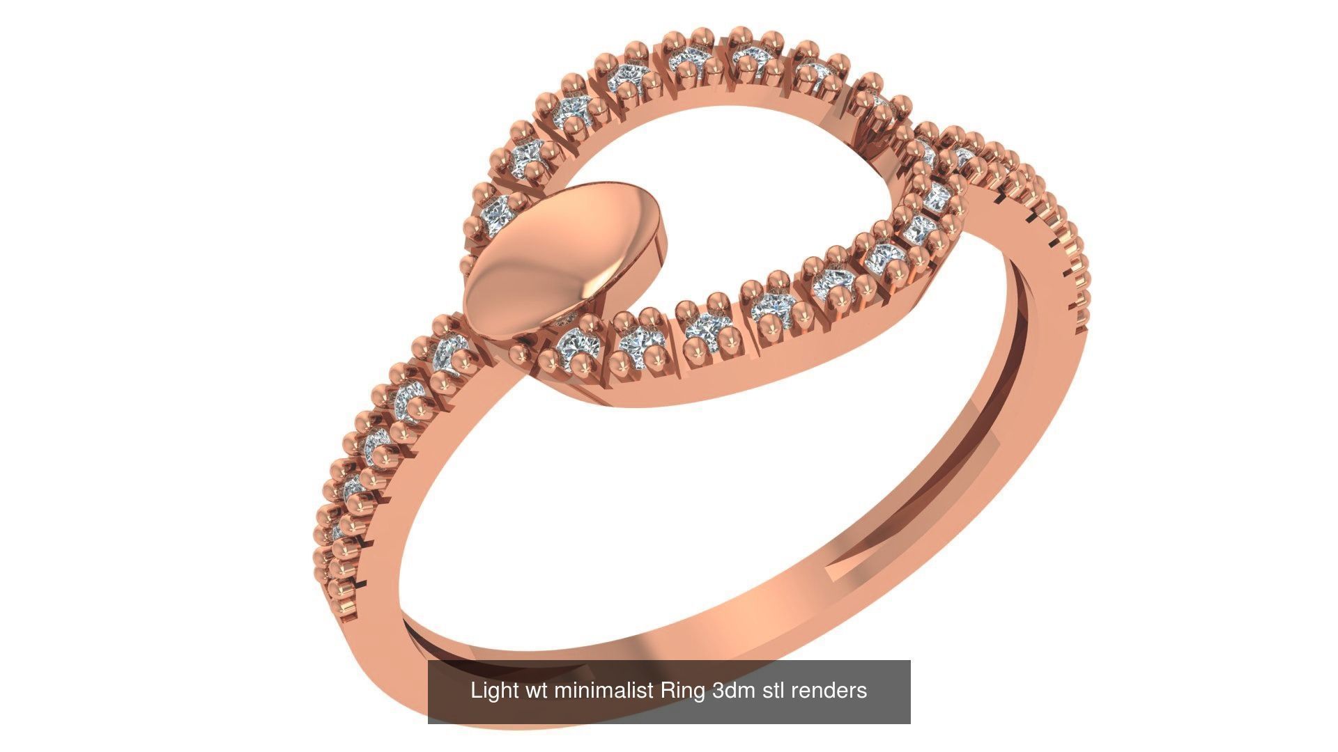 221  Diamond Ring renders 3dm stl details  3D Model Collection_64