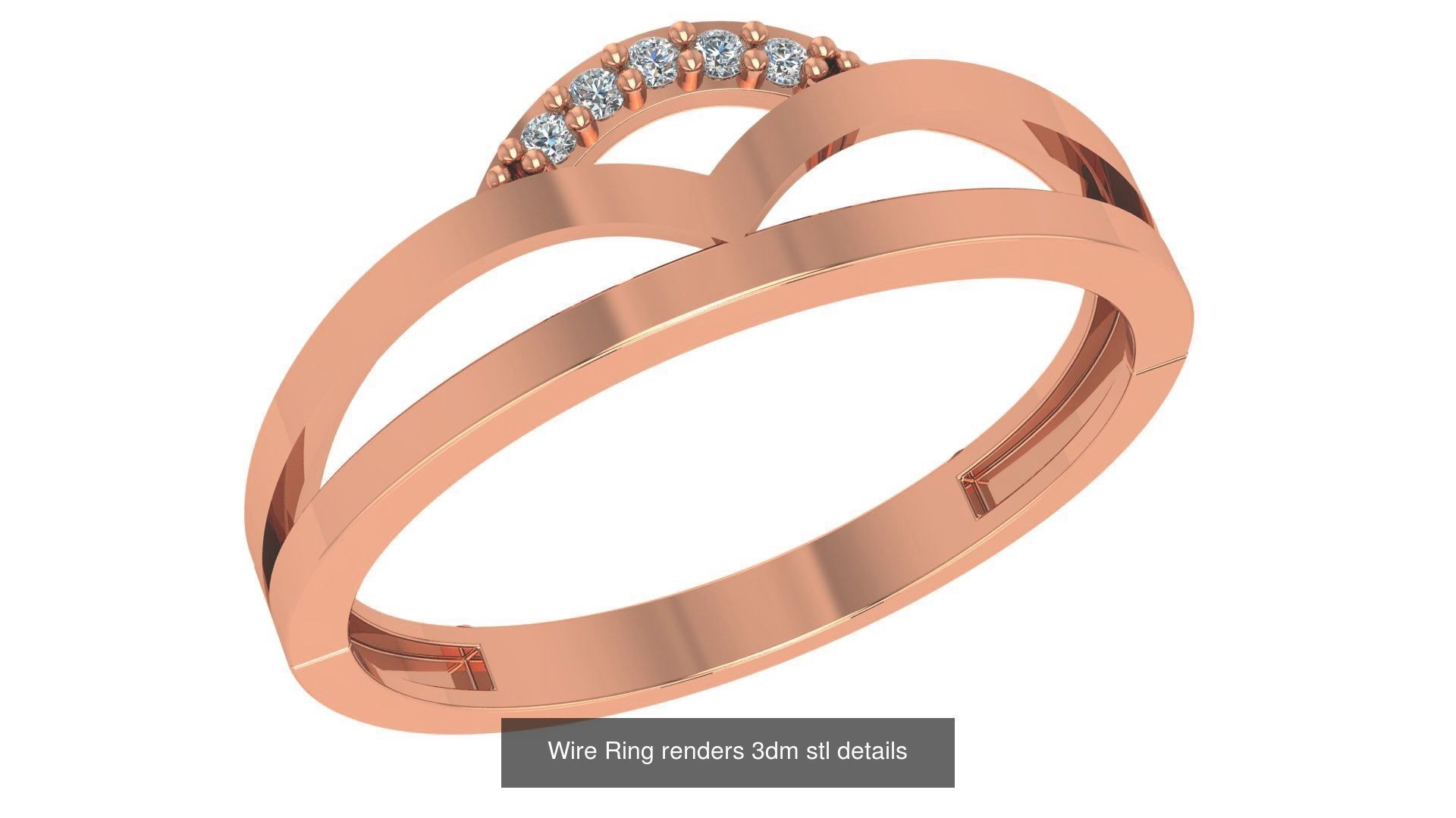 221  Diamond Ring renders 3dm stl details  3D Model Collection_187
