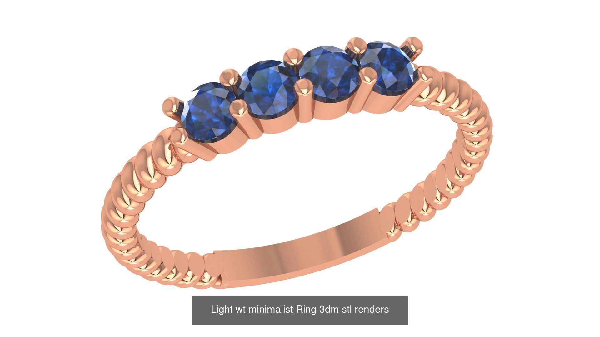 221  Diamond Ring renders 3dm stl details  3D Model Collection_80