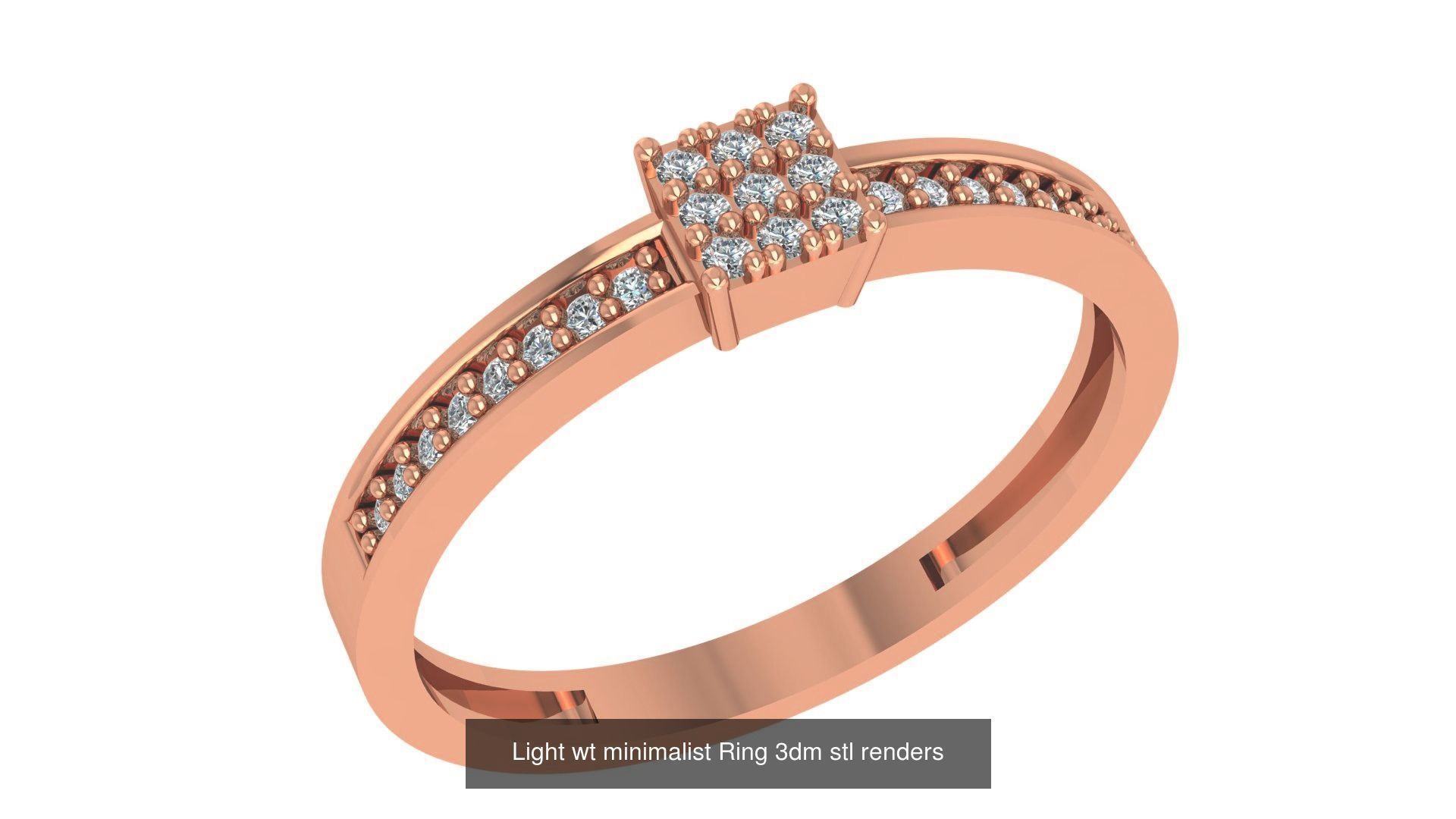 221  Diamond Ring renders 3dm stl details  3D Model Collection_66