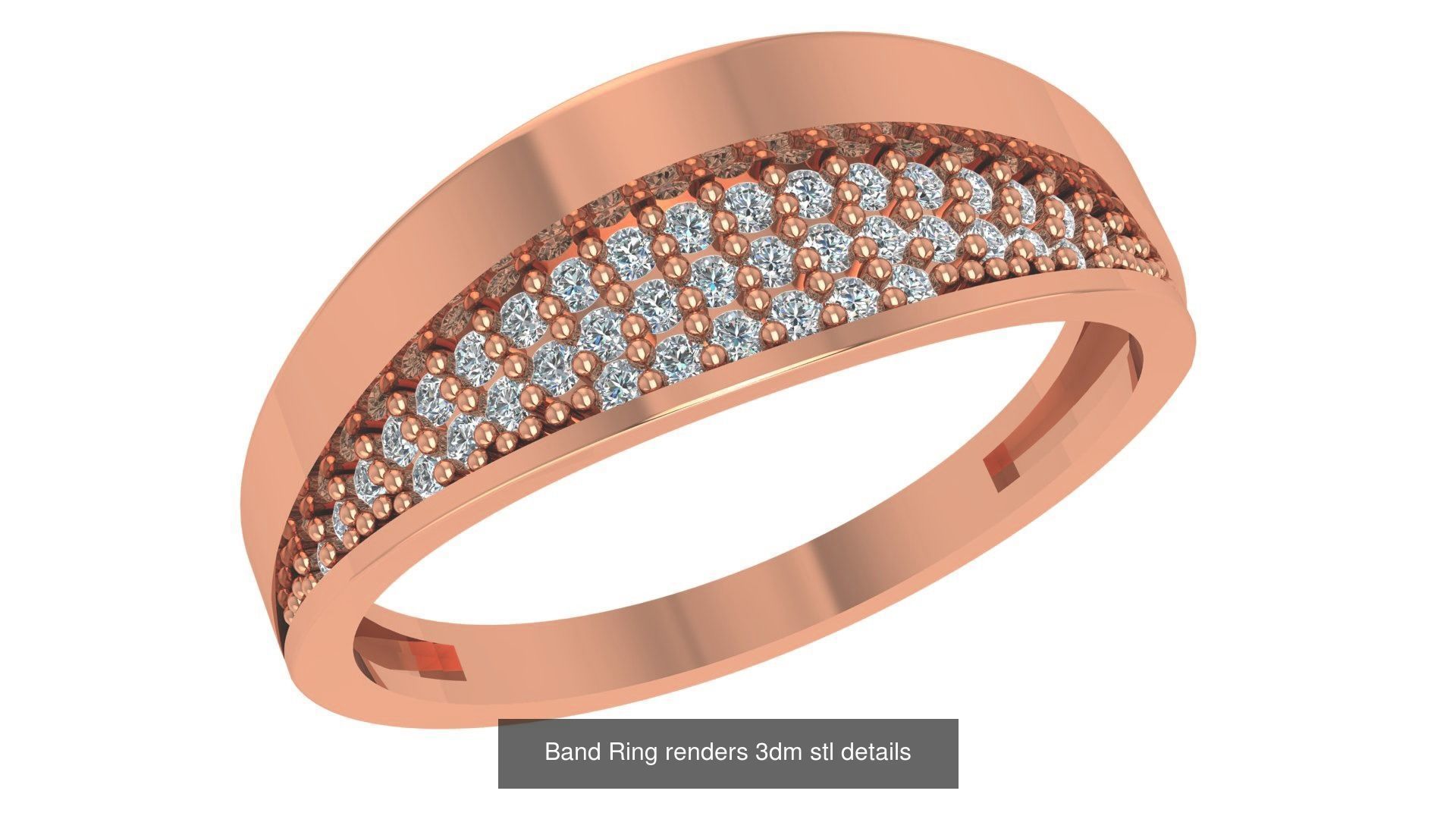 221  Diamond Ring renders 3dm stl details  3D Model Collection_185