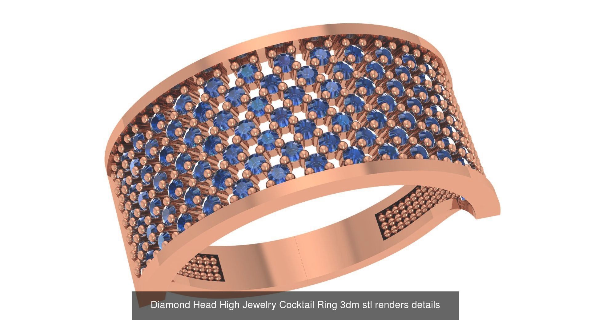 221  Diamond Ring renders 3dm stl details  3D Model Collection_151