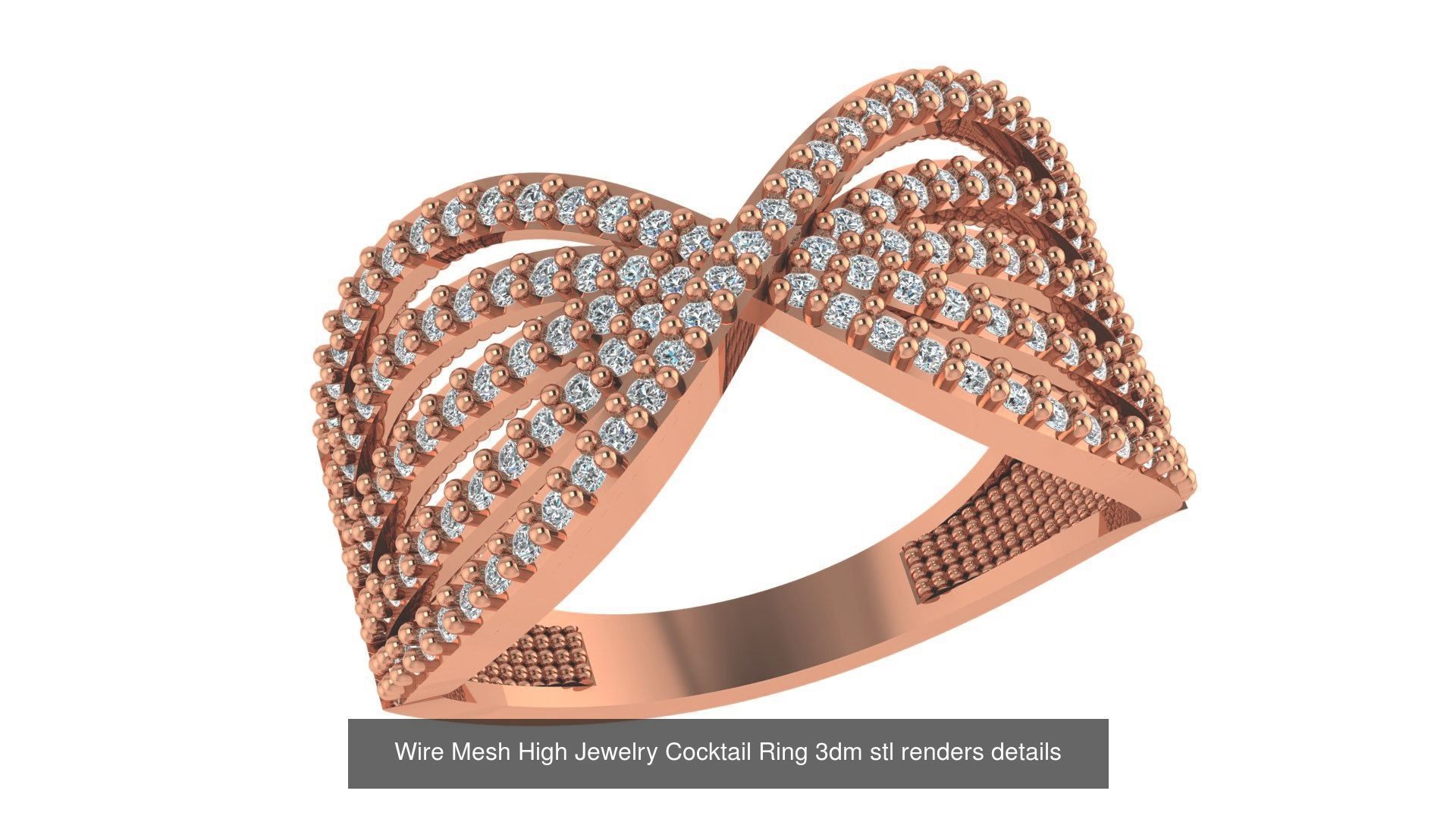 221  Diamond Ring renders 3dm stl details  3D Model Collection_109