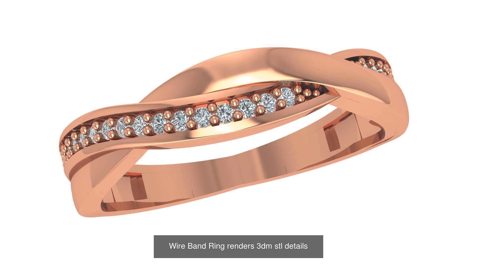 221  Diamond Ring renders 3dm stl details  3D Model Collection_76
