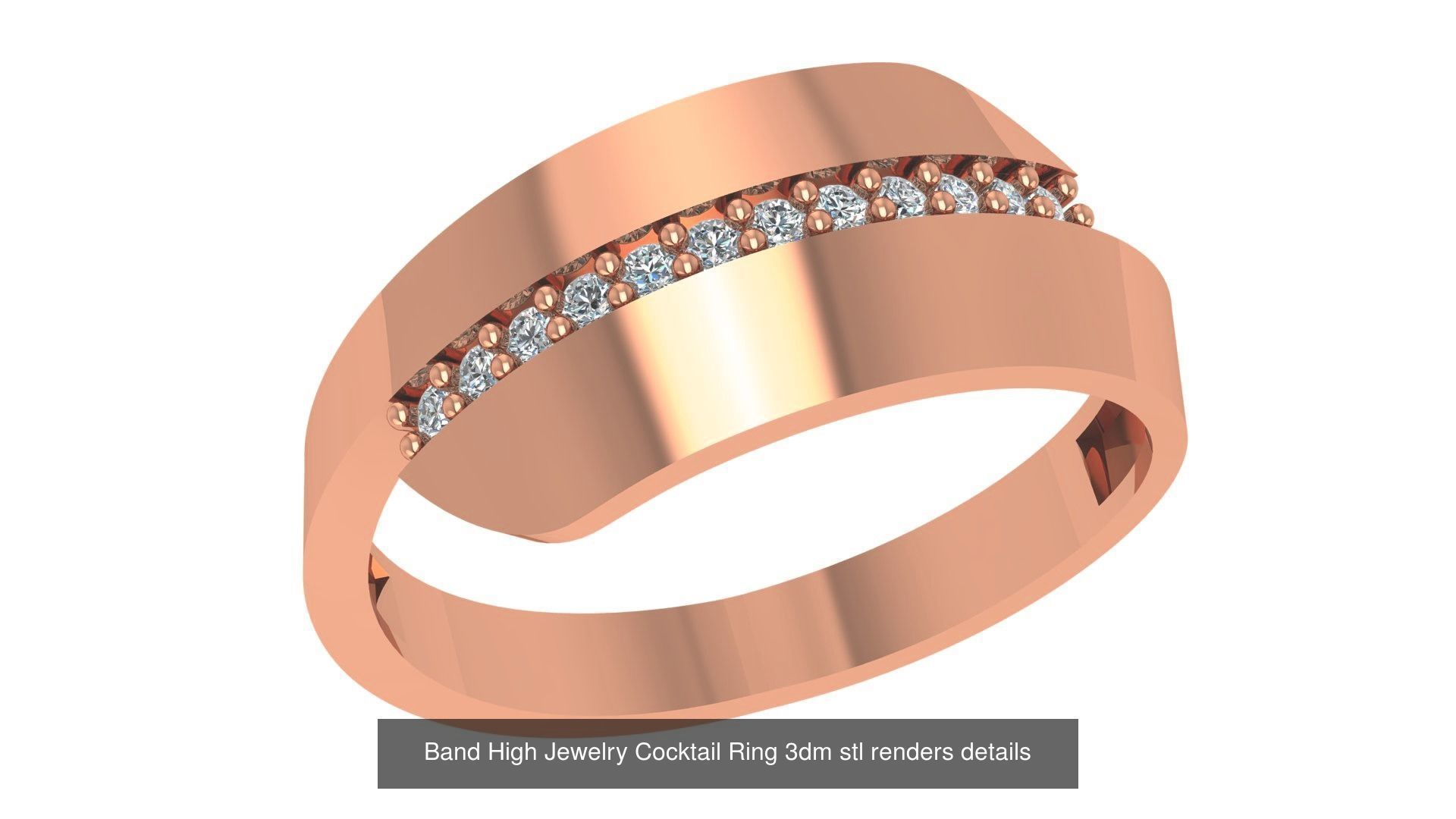 221  Diamond Ring renders 3dm stl details  3D Model Collection_127