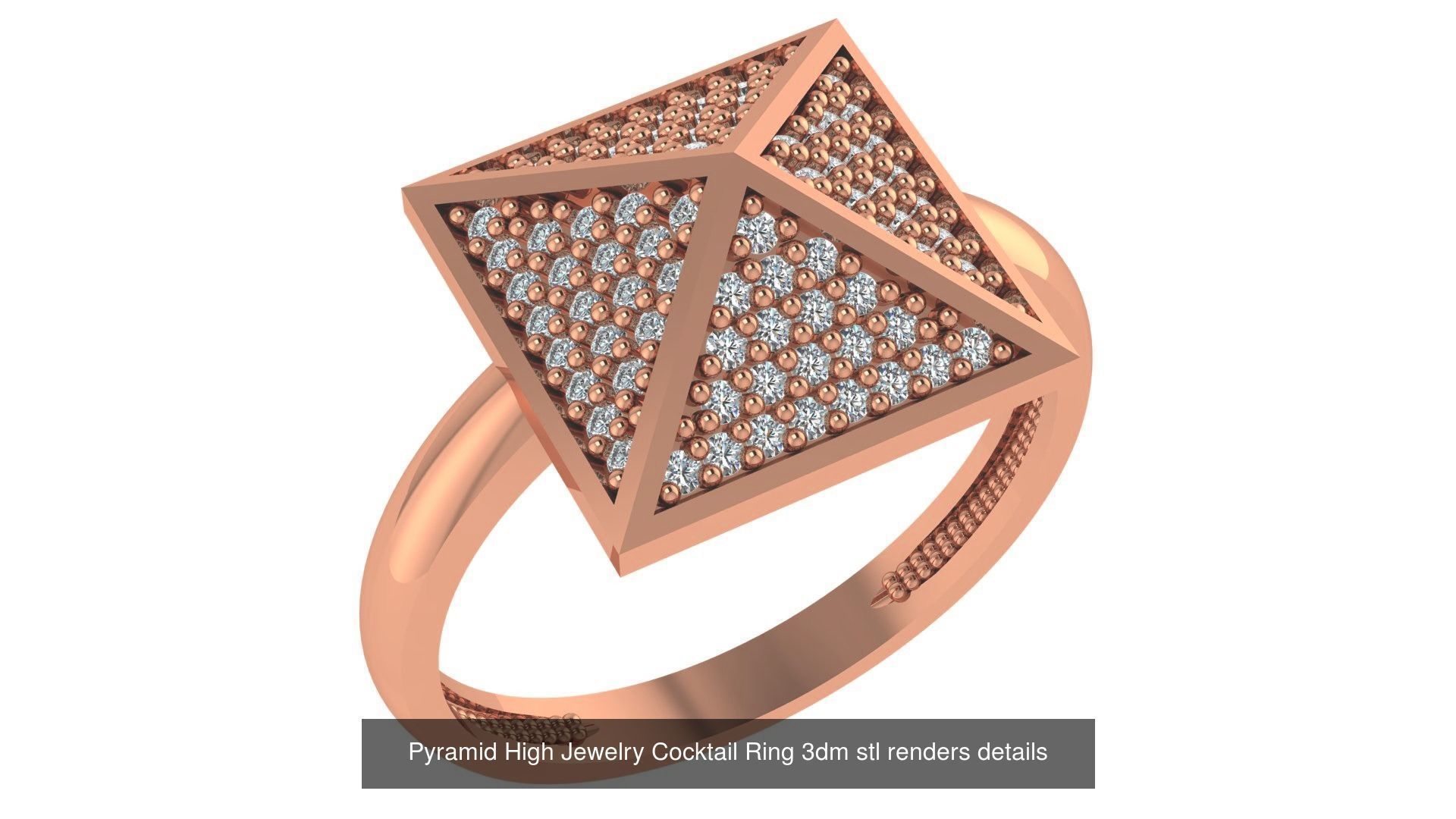 221  Diamond Ring renders 3dm stl details  3D Model Collection_149