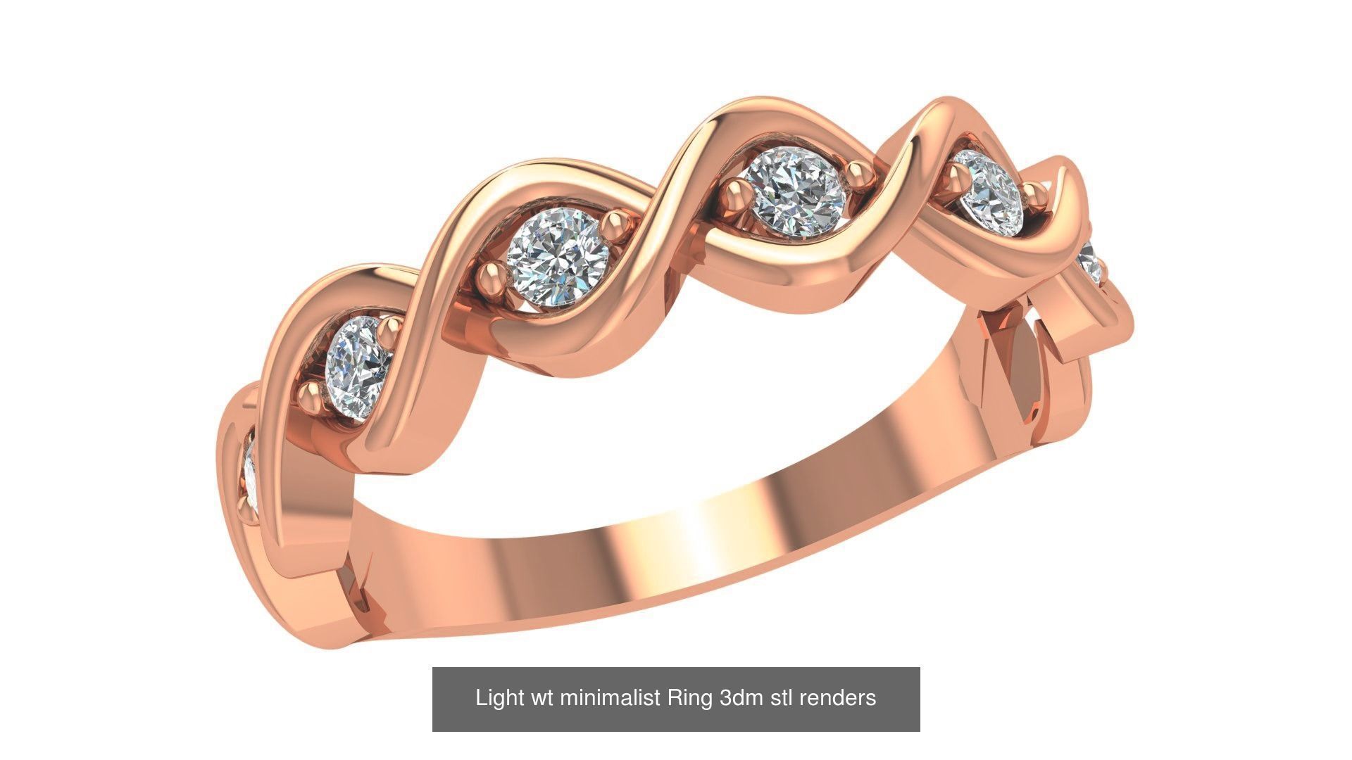 221  Diamond Ring renders 3dm stl details  3D Model Collection_74