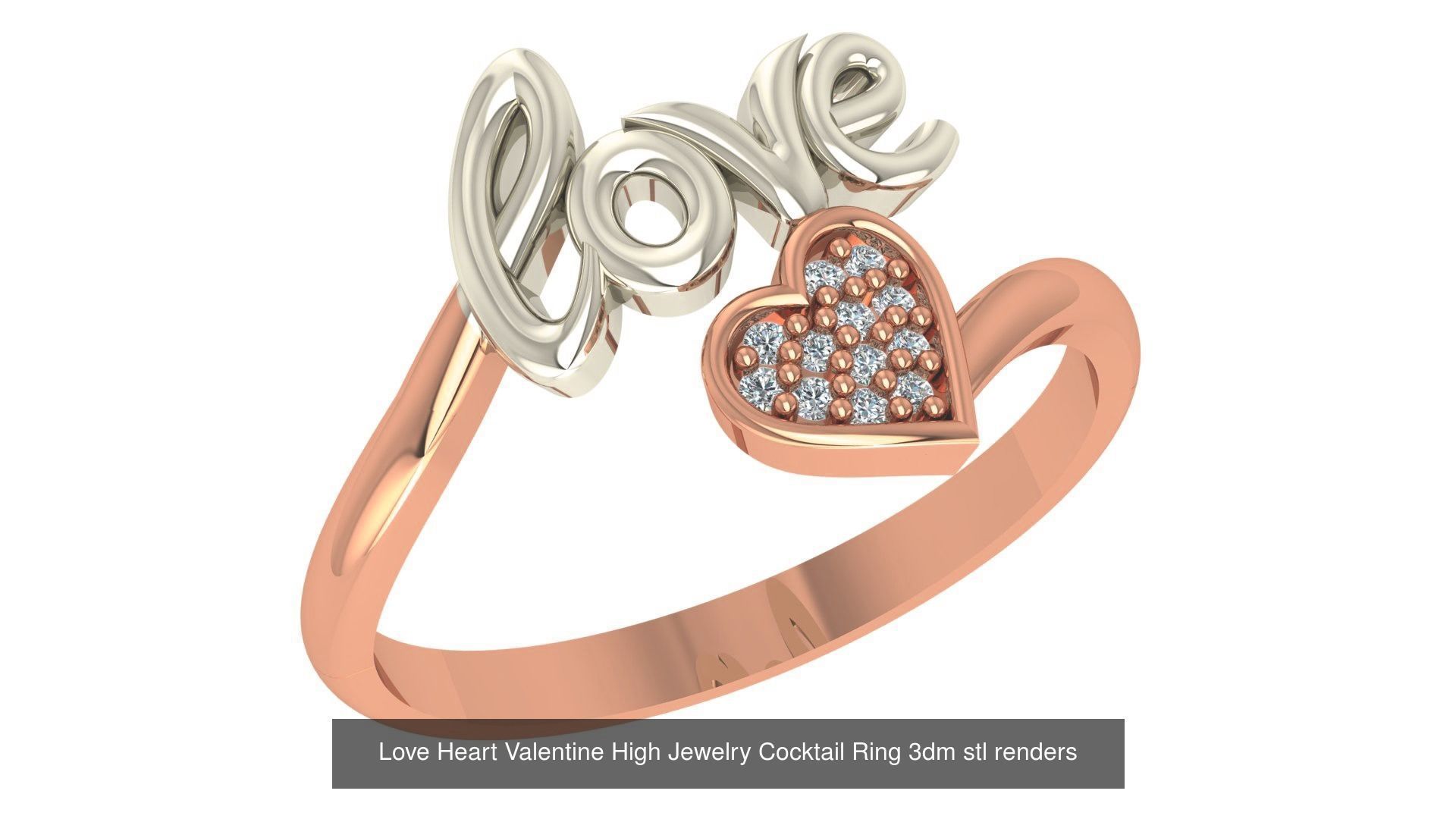 221  Diamond Ring renders 3dm stl details  3D Model Collection_173