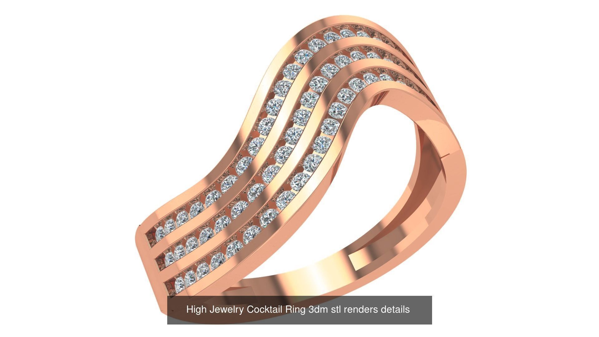 221  Diamond Ring renders 3dm stl details  3D Model Collection_195