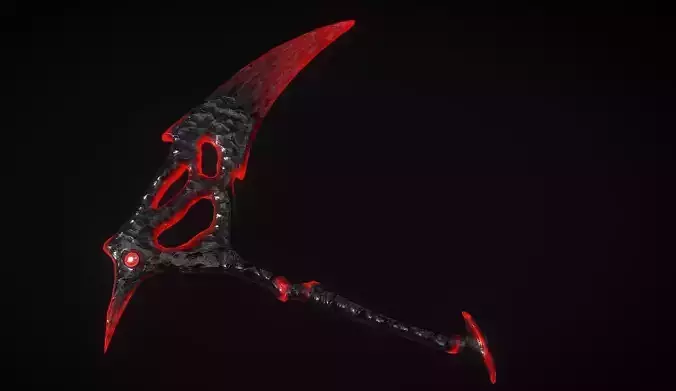 Demonic Sickle - Game Ready