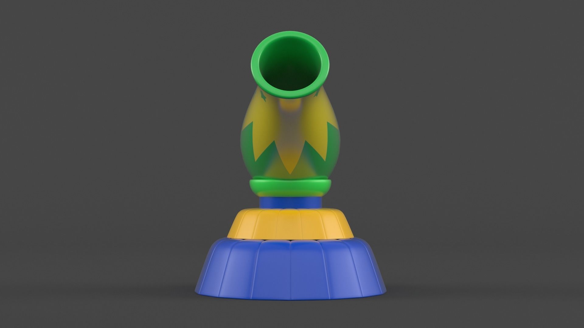 Circus Cannon 3D model_3