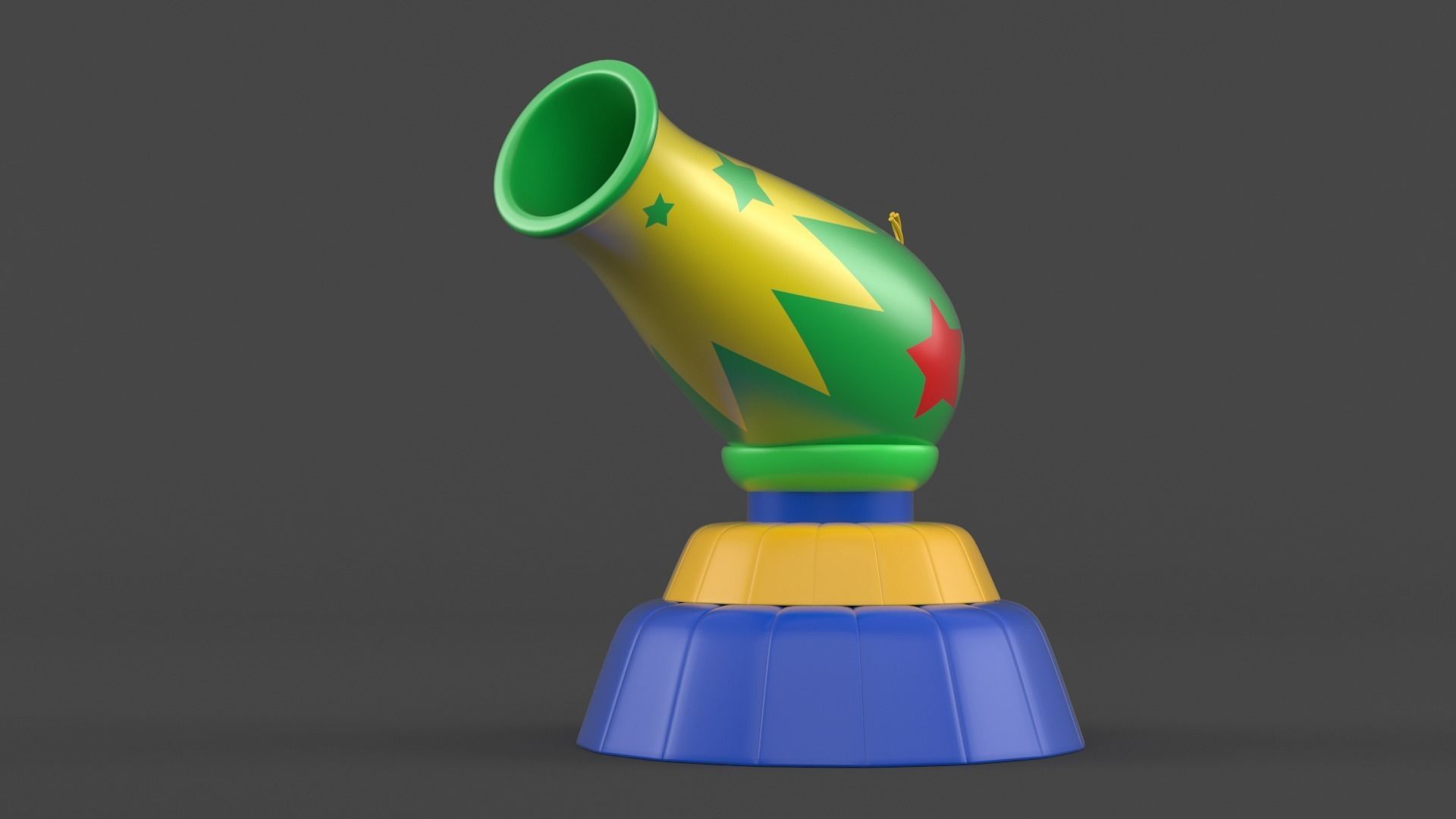 Circus Cannon 3D model_1