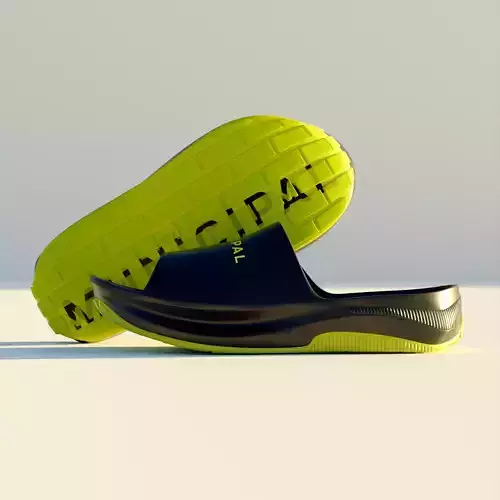 Municipal Podium Slides Shoe Design Low-poly 3D model